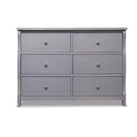 Sorelle Furniture Princeton Elite Double Dresser, Weathered Gray 1161-WG